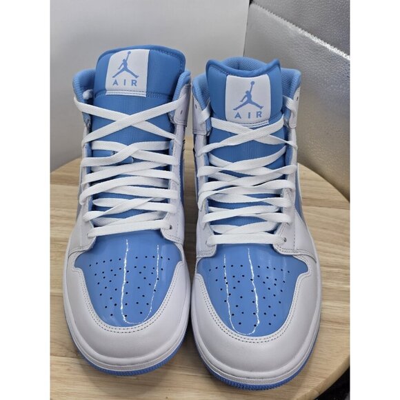 Size 13 - Nike Air Jordan 1 Mid SE White Legend Blue Basketball FZ2142-114  Wbox - Picture 4 of 12